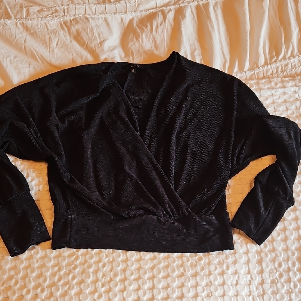 Dynamite Charcoal Textured Top Medium